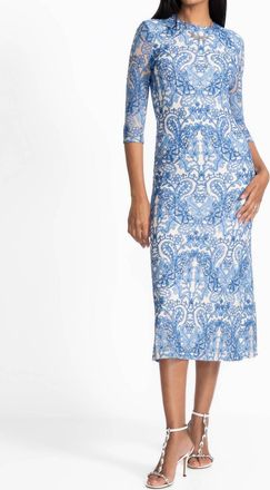 Johnny Was Wynifred Mesh Midi Dress In Jordi
