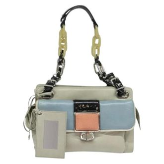 Balenciaga Pre-owned Shoulder Bags, female, Gray, Size: ONE SIZE Pre-owned Vintage Shoulder Bag