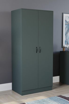 Home Discount Vida Designs Riano 2 Door Wardrobe MDF in Green