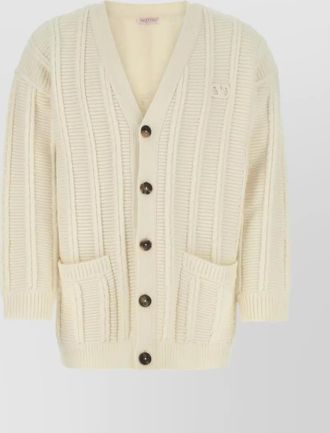 Valentino Garavani versatile v-neck wool cardigan
