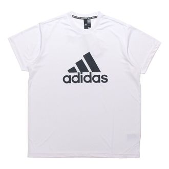 adidas M Mh Bos Tee Training Sports Short Sleeve White FM5370