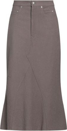 Rick Owens PARTES DE ABAJO - Faldas midi en YOOX.COM