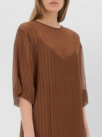 Alysi silk oversized midi dress