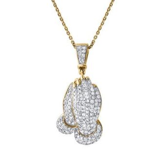 LuvMyJewelry Amoria 10K Gold Diamond Pendant - 6.25 CT in 10K Yellow Gold at Nordstrom
