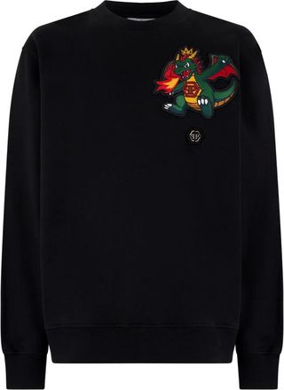 Philipp Plein Sudadera Ls Dragon - Sweatshirts & Hoodies - Hombre - Negro - 2XL