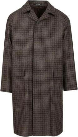 Tagliatore Loyd Coat - Heren - Mantel - Bruin - L - Wol - Jassen
