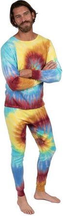 Leveret Mens Cotton Tie Dye Matching Family Pajamas in Tie Dye Swirl Boys at Nordstrom, Size Xx-Large