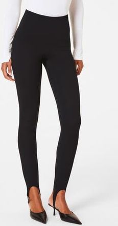 Spanx SPANXsupersmooth PerfectFit Ponte Stirrup Leggings in Classic Black at Nordstrom Rack, Size 2 X