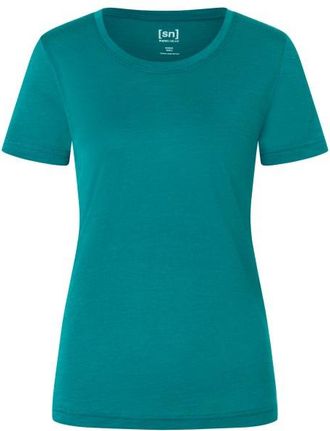 super.natural Midsummer Tee Merinoshirt f&uuml;r Damen | t&uuml;rkis