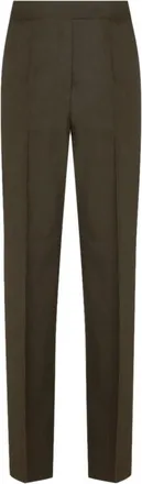 Max Mara Pressed-crease Tailored Trousers