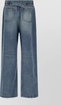 Ami denim wide-leg jeans