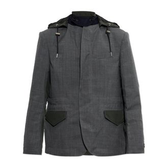 sacai Hombre, Chaquetas, Gris, Talla: M