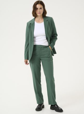 Kaffe Pants Suiting Regular fit Garden Topiary green
