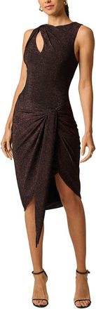 Adrianna Papell Metallic Knit Mini Dress