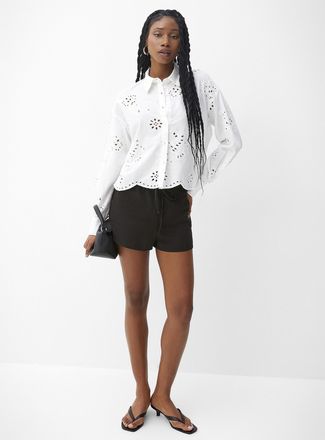 Ichi Womens Elastic waist lightweight short