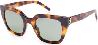 Saint Laurent Zonnebril - Dames - Zonnebrillen - Bruin - 51 MM - Accessoires