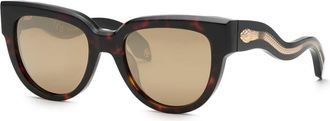Roberto Cavalli SRC054 743G Womens Sunglasses Tortoiseshell Size 53