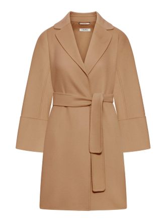 Max Mara ARONA BELTED WOOL WRAP COAT - Smaxmara - Woman