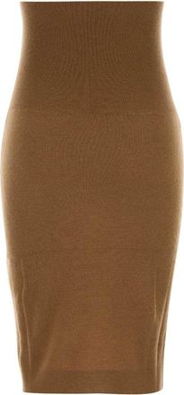 Stella McCartney Virgin Wool Skirt - Camel