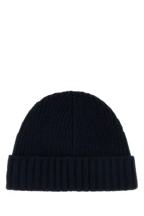 Stone Island Navyblue Exterior: Cashmere Cuffie Accessory