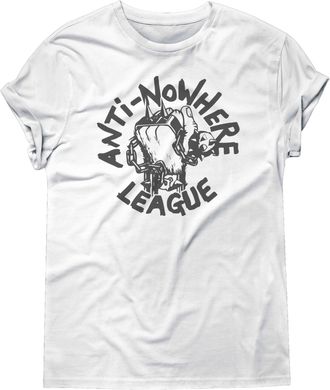Generic Anti Nowhere League T-Shirt Punk Rock Music Band (UK, Alpha, M, Regular, Regular, Standard, White)