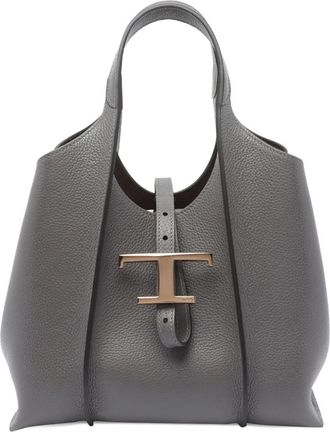 Tod's Borsa tote T Timeless piccola - Grigio