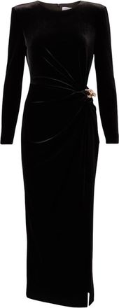 Self Portrait Velvet Midi Dress