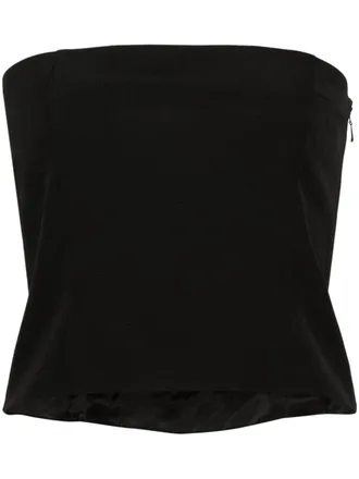 Gauge81 Strapless top - Zwart