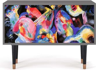 StoryZ Aparador bajo multicolores 2 puertas L 94 cm