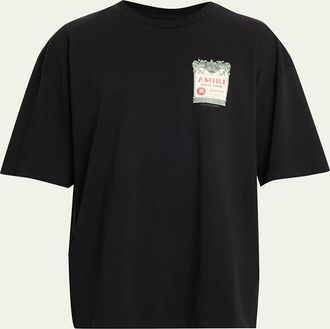 Amiri Mens Amiri Chateau Cotton T-Shirt