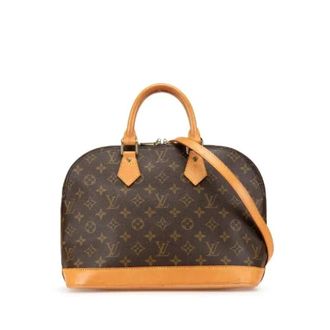 Louis Vuitton Pre-owned Handbags, female, Brown, Size: ONE SIZE Pre-owned Canvas Handbag