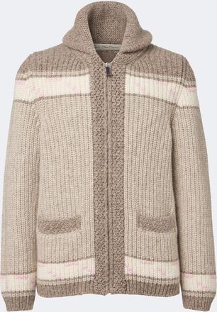 God's True Cashmere Dudley cashmere cardigan with amethyst