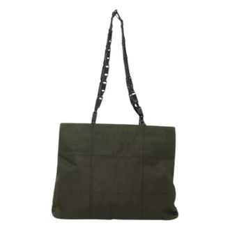 Prada Pre-owned Tote Bags, female, Green, Size: ONE SIZE Pre-owned Vintage shoulder bag
