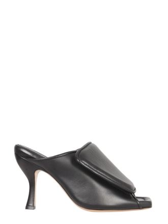 Gia Borghini Black Slip On Heels