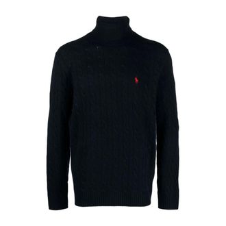Polo Ralph Lauren Blue High Neck Jumper Aw24