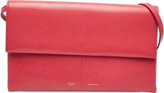 Celine Pre-owned Celine Leather Folded Clutch On Strap Ladies F GM 2147