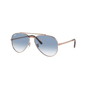 Ray-Ban New Aviator - unisex - Zonnebrillen - Geel - 58 MM - Accessoires