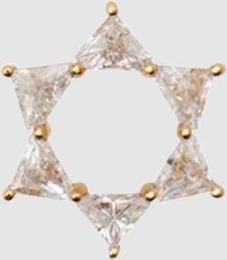 Little Ones Paris Boucle doreille Star Or Jaune Diamants (vendue à lunité)