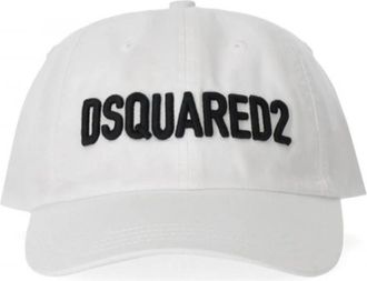 Dsquared2 Stijlvolle Caps Collectie - Heren - Petten - Beige - ONE Size - Katoen - Accessoires