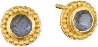 Satya Jewelry Tap Into Intuition Labradorite Stud Earrings