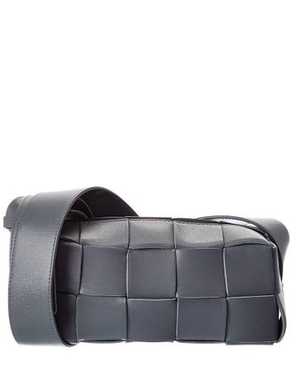 Bottega Veneta Brick Cassette Small Maxi Intrecciato Leather Shoulder Bag
