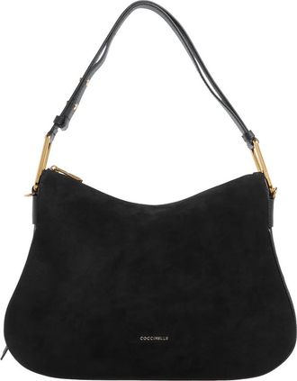Coccinelle Hobo Bags - Coccinelle Magie Suede Bim - black - Hobo Bags for ladies