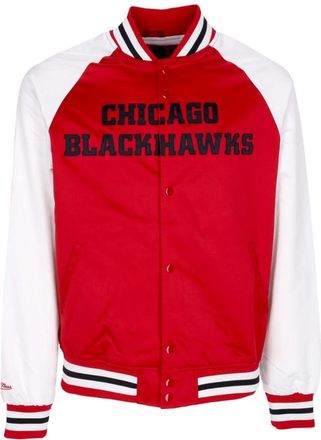 Mitchell & Ness Bomber Jassen - Heren - Bomber jackets - Rood - L - Jassen