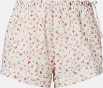 Poss&eacute; Charlotte floral cotton shorts