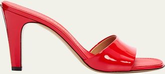 Ferragamo 95mm Tatiana Leather Mules