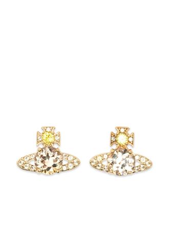 Vivienne Westwood Ismene earrings - women - Brass - One Size - Gold