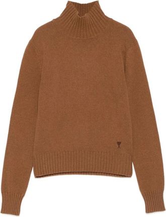 Ami Truien & Vesten, Dames, Bruin, L, Bruine Sweater Collectie