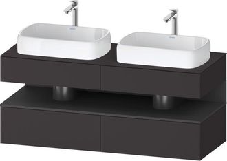 Duravit Qatego Consola Mueble Bajo Lavabo, 2 Extensiones, 2 - Duravit