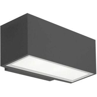 Leds - C4 Efectoled - Leds-c4 Afrodita - Aplique Led Up & Down Para Exterior Urban Grey 22cm 1955lm 4000k Ip65