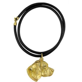 OEM Beagle: Un Collar Con Un Perro En Una Caja De Regalo, Un Colgante Ba&ntilde;ado En Oro Para Un Amante De Los Perros, Una Impresionante Pieza De Joyer&iacute;a De La